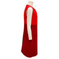 Load image into Gallery viewer, Hugo Boss Red Daedalus Two-Tone Colorblock Sheath Dress
