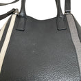 Load image into Gallery viewer, Akris Black / White Stripe Leather Bag
