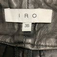 Load image into Gallery viewer, Iro Black Rifra Lamb Leather Pants with Belt
