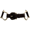 Load image into Gallery viewer, Burberry Brown Leather Horsebit Belt
