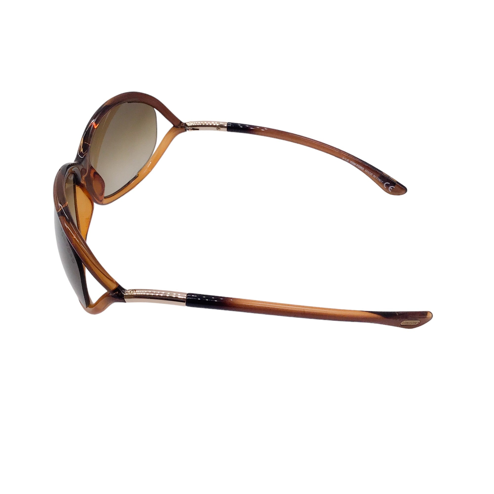 Tom Ford Brown Jennifer Soft Square Sunglasses