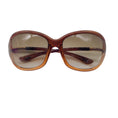 Load image into Gallery viewer, Tom Ford Brown Jennifer Soft Square Sunglasses
