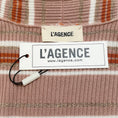 Load image into Gallery viewer, L'Agence Beige Multi Metallic Striped Mirija Duster Cardigan
