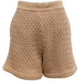 Load image into Gallery viewer, Paola Bernardi Rose Gold Metallic Crochet Kiara Shorts
