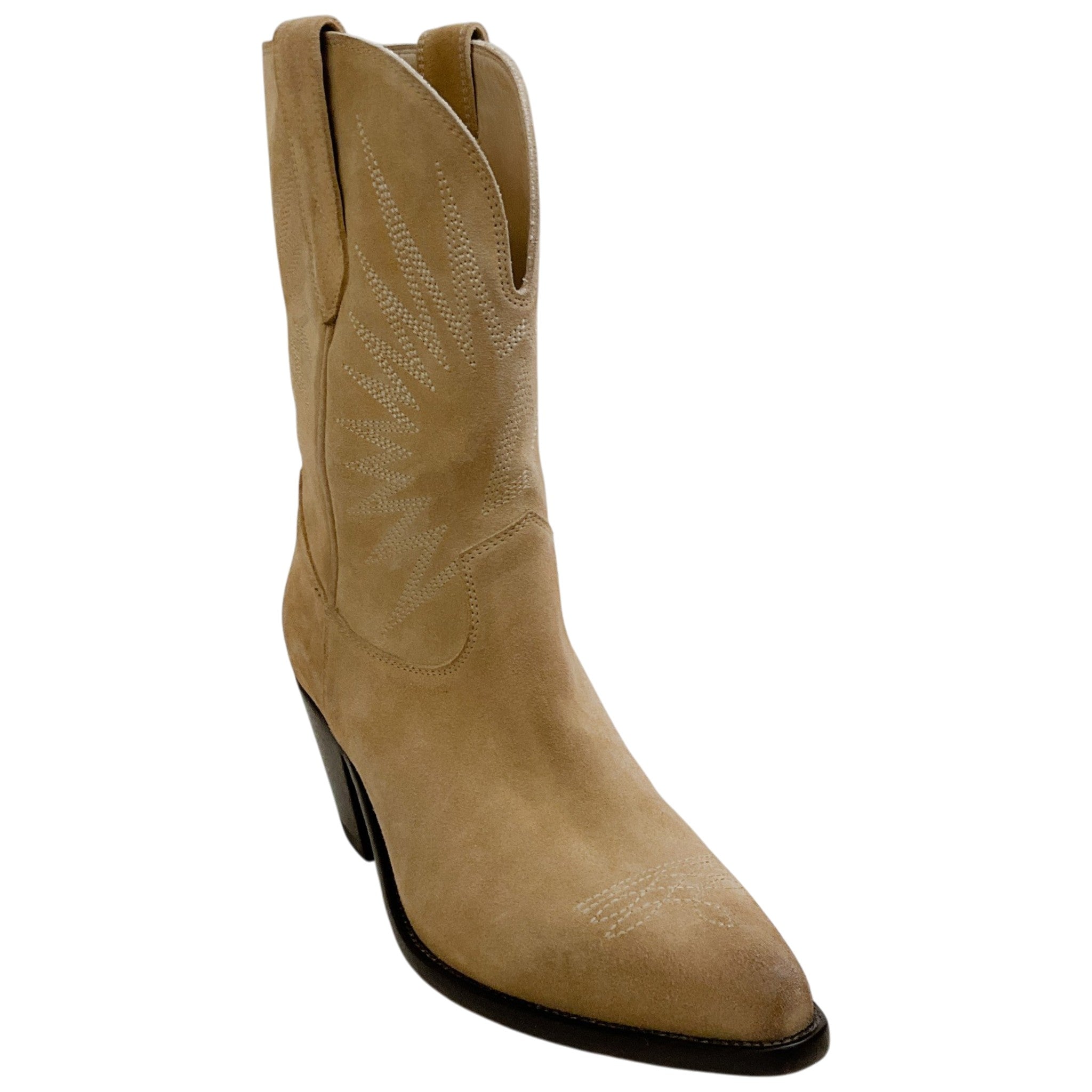 Golden Goose Deluxe Brand Sand Suede '70 Wish Star Low Cowboy Boots
