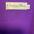 Load image into Gallery viewer, Christian Dior Purple Mid Length Wool Coat with Belt
