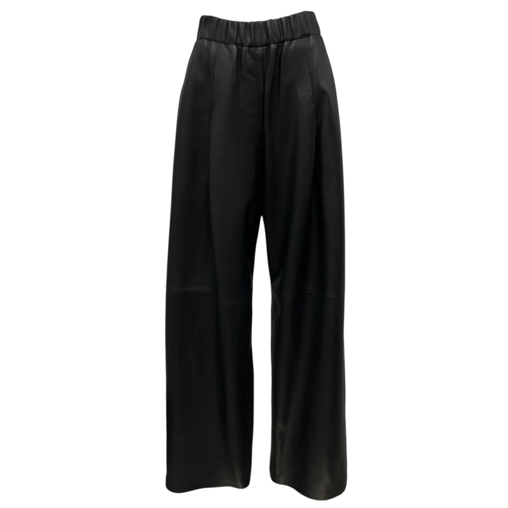 A.L.C. Black Wide Leg Lamb Leather Jones Pant – Roundabout Resale Couture