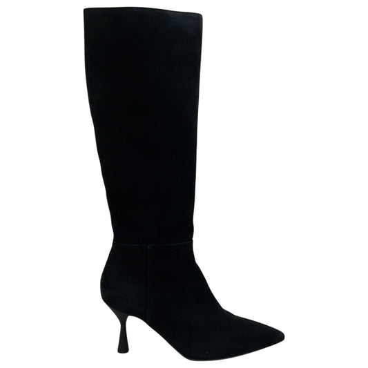 AGL Black Suede Ide Tall Boots