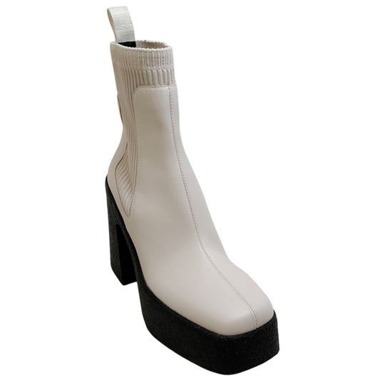 Stella McCartney Cream Skyla Platform Booties
