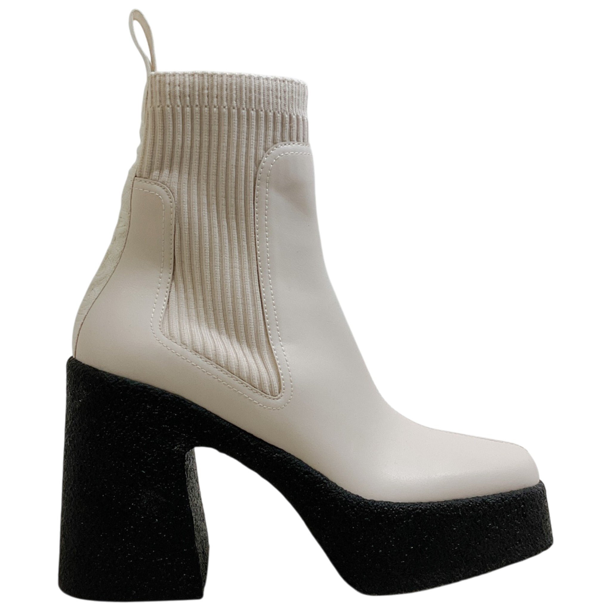 Stella McCartney Cream Skyla Platform Booties