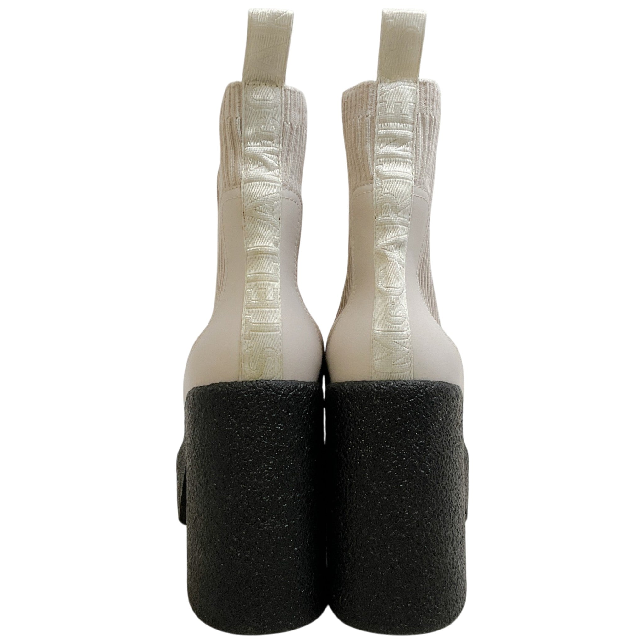 Stella McCartney Cream Skyla Platform Booties