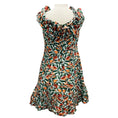 Load image into Gallery viewer, Agua by Agua Bendita Azul Multi Jardin Monarca Ruffled Mini Dress
