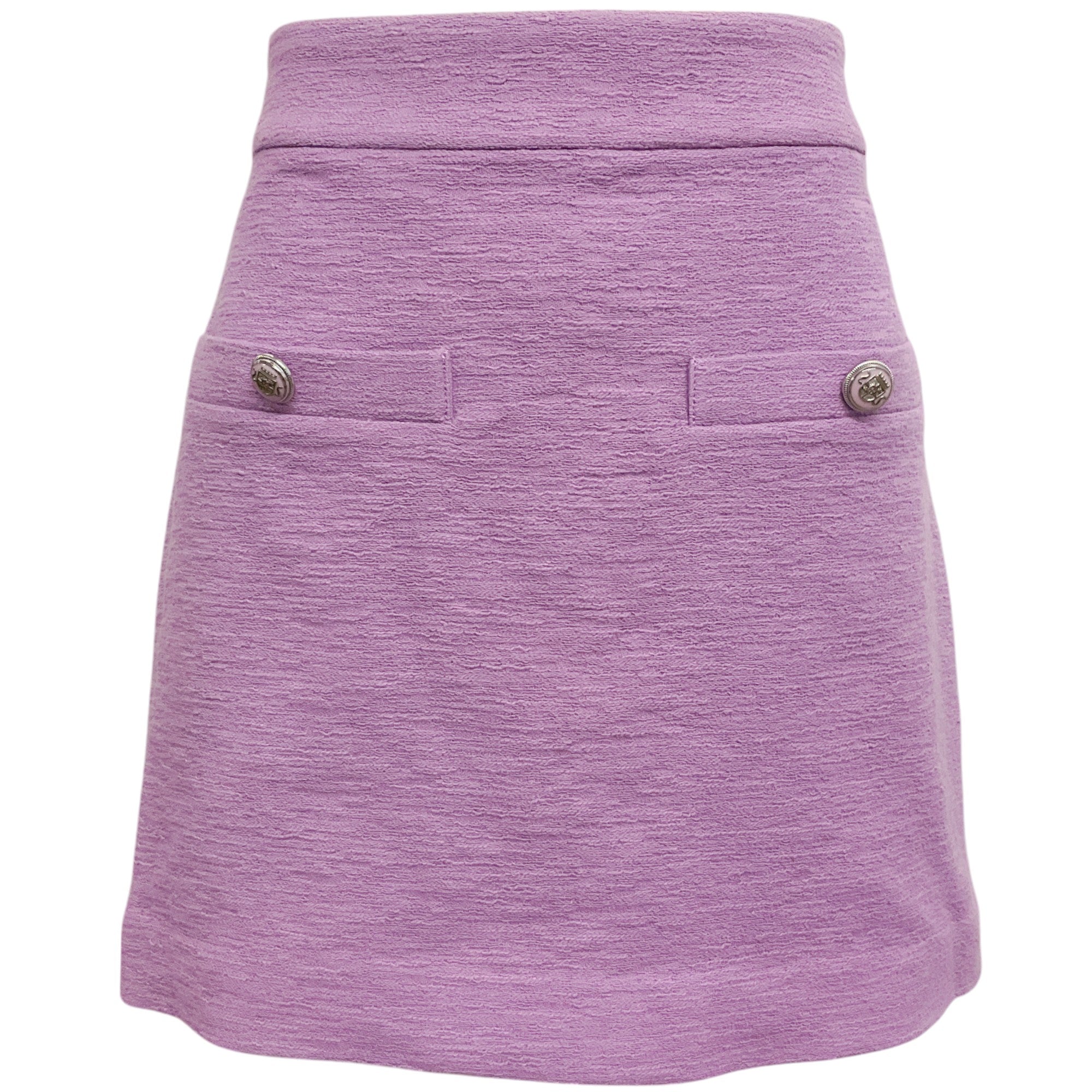 Veronica Beard Violet Cotton Emar Skirt
