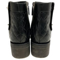 Load image into Gallery viewer, Chanel Black / Silver Cocomark Turnlock Quilted Calfskin Short Boots
