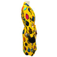 Load image into Gallery viewer, Libertine Yellow Snuff Bottles Smoking Jacket with Fur and Crystals
