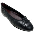 Load image into Gallery viewer, Chanel Black Aged Calfskin Ballet Flats

