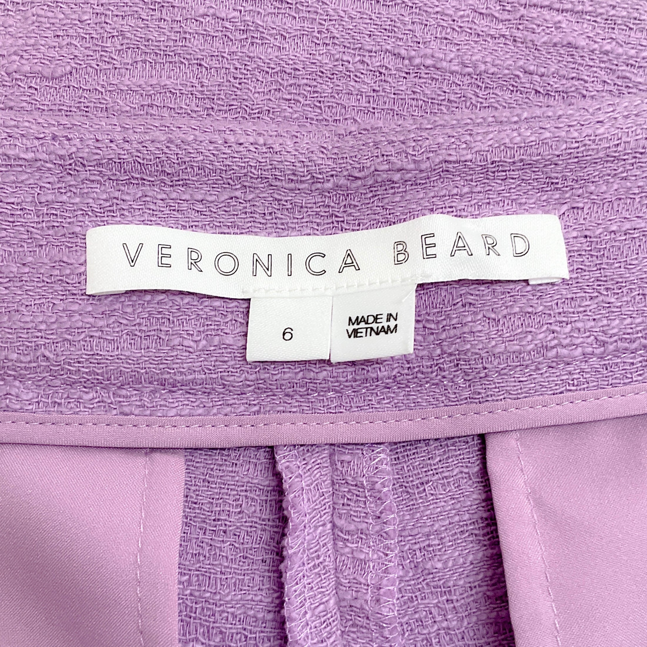 Veronica Beard Violet Cotton Tani Pants