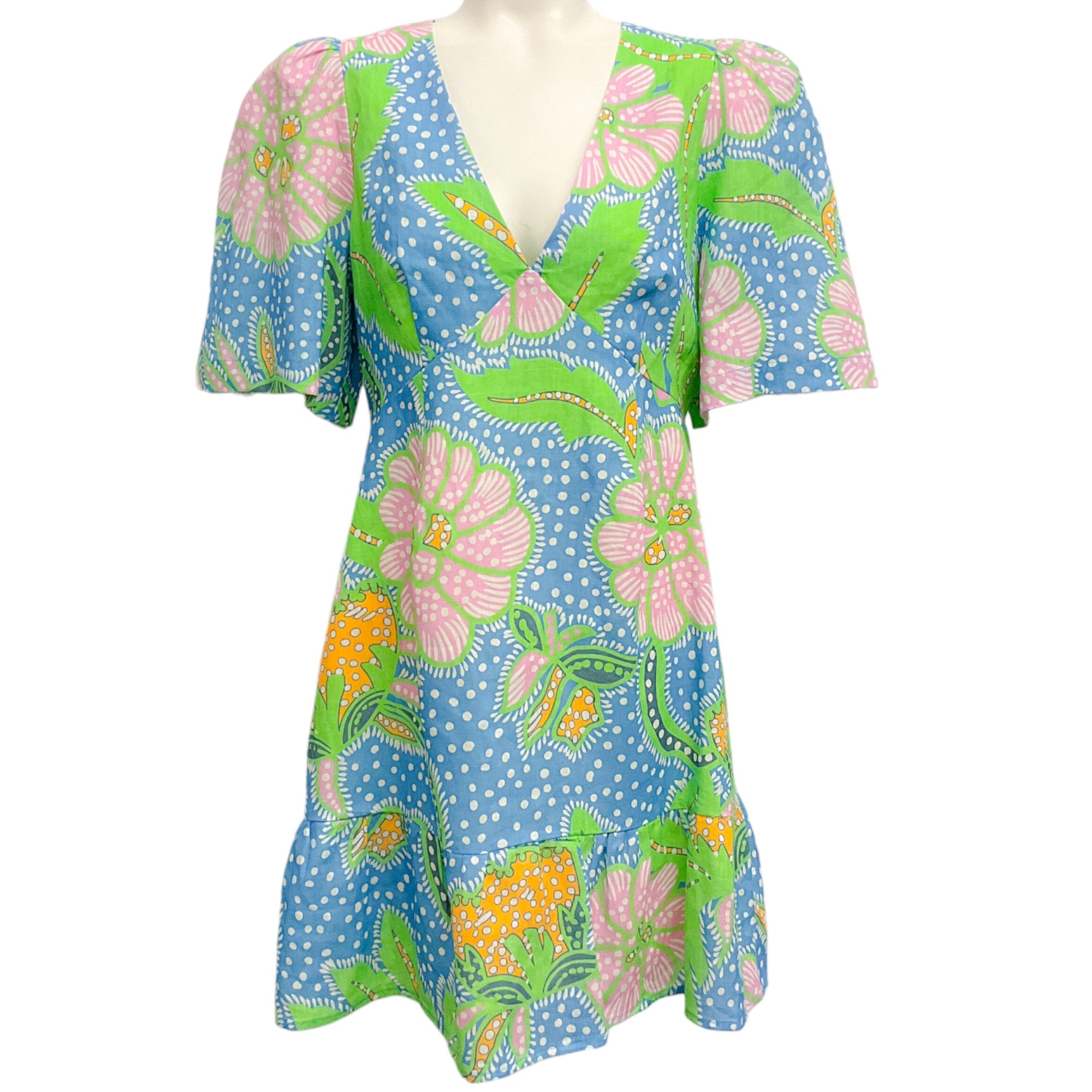 Rhode Blue Multi Marianna Dress
