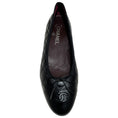 Load image into Gallery viewer, Chanel Black Aged Calfskin Ballet Flats
