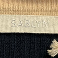 Load image into Gallery viewer, Sablyn Midnight Navy Blue Helena Cropped Cardigan with Contrast Neckline

