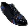 Load image into Gallery viewer, Chanel Black Multi Sequined Stretch Lace Up Oxfords

