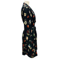 Load image into Gallery viewer, Libertine Black Multi Nina Simone Floral Relaxed Trench Coat
