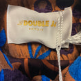 Load image into Gallery viewer, La DoubleJ Brown / Blue Multi Floral Jacquard Selva Boxy Coat
