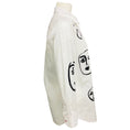 Load image into Gallery viewer, Libertine White / Black Face Print Button Down Cotton Shirt
