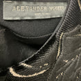 Load image into Gallery viewer, Alexander McQueen Black / Beige Leaf Design Brocade Velvet Short Sleeved Dress
