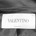 Load image into Gallery viewer, Valentino Black Silk Taffeta Jacket with Rosette Pockets

