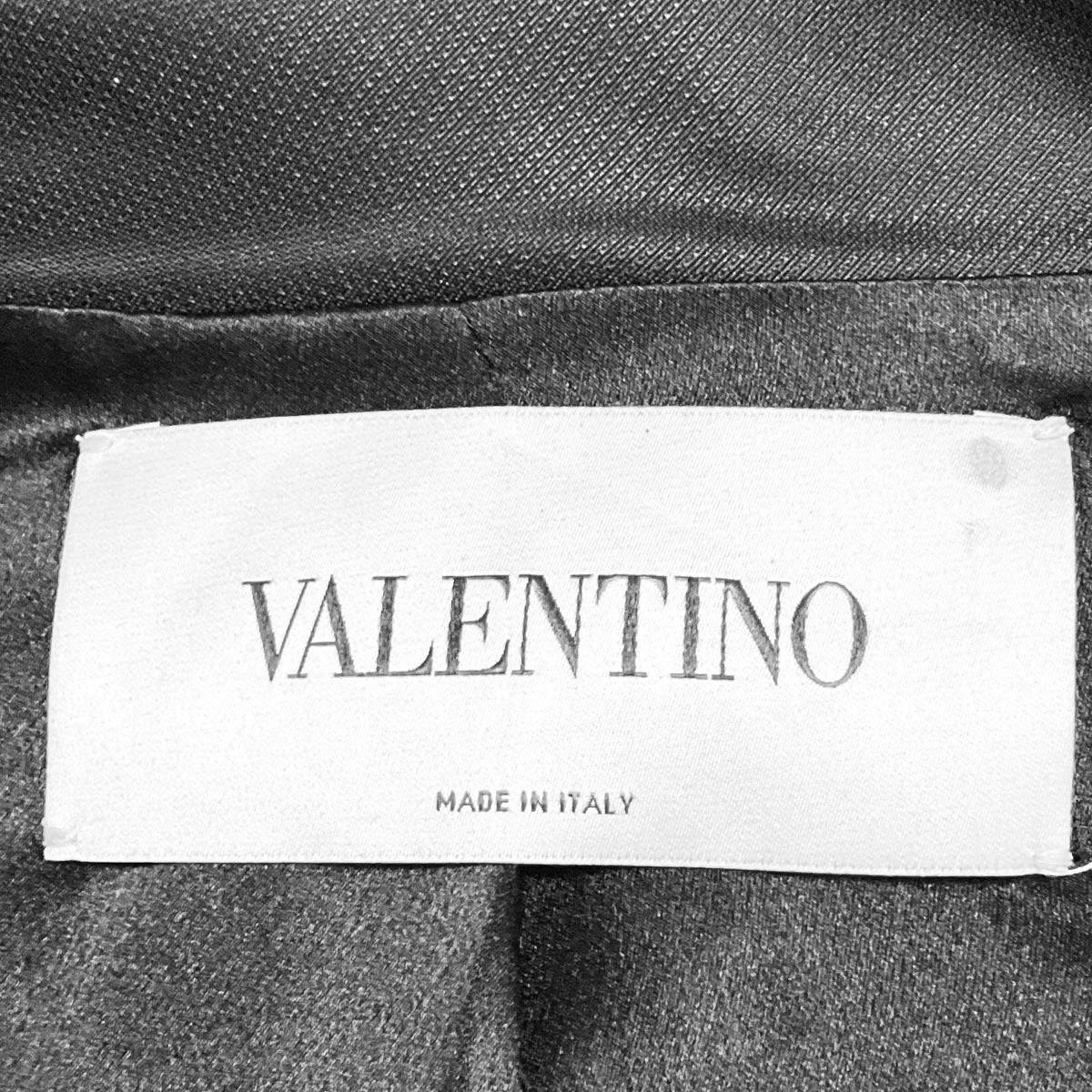 Valentino Black Silk Taffeta Jacket with Rosette Pockets
