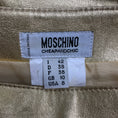 Load image into Gallery viewer, Moschino Cheap and Chic Gold Metallic Leather Skirt
