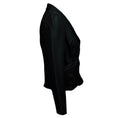 Load image into Gallery viewer, Valentino Black Silk Taffeta Jacket with Rosette Pockets
