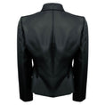 Load image into Gallery viewer, Valentino Black Silk Taffeta Jacket with Rosette Pockets
