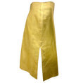 Load image into Gallery viewer, Moschino Cheap and Chic Gold Metallic Leather Skirt
