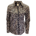 Load image into Gallery viewer, La DoubleJ Ivory / Brown / Black Leopard Printed Cotton Poplin Rodeo Shirt

