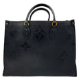 Load image into Gallery viewer, Louis Vuitton Black Monogram Empreinte Leather OnTheGo Handbag
