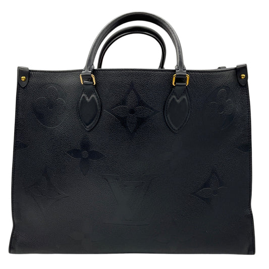 Louis Vuitton Black Monogram Empreinte Leather OnTheGo Handbag