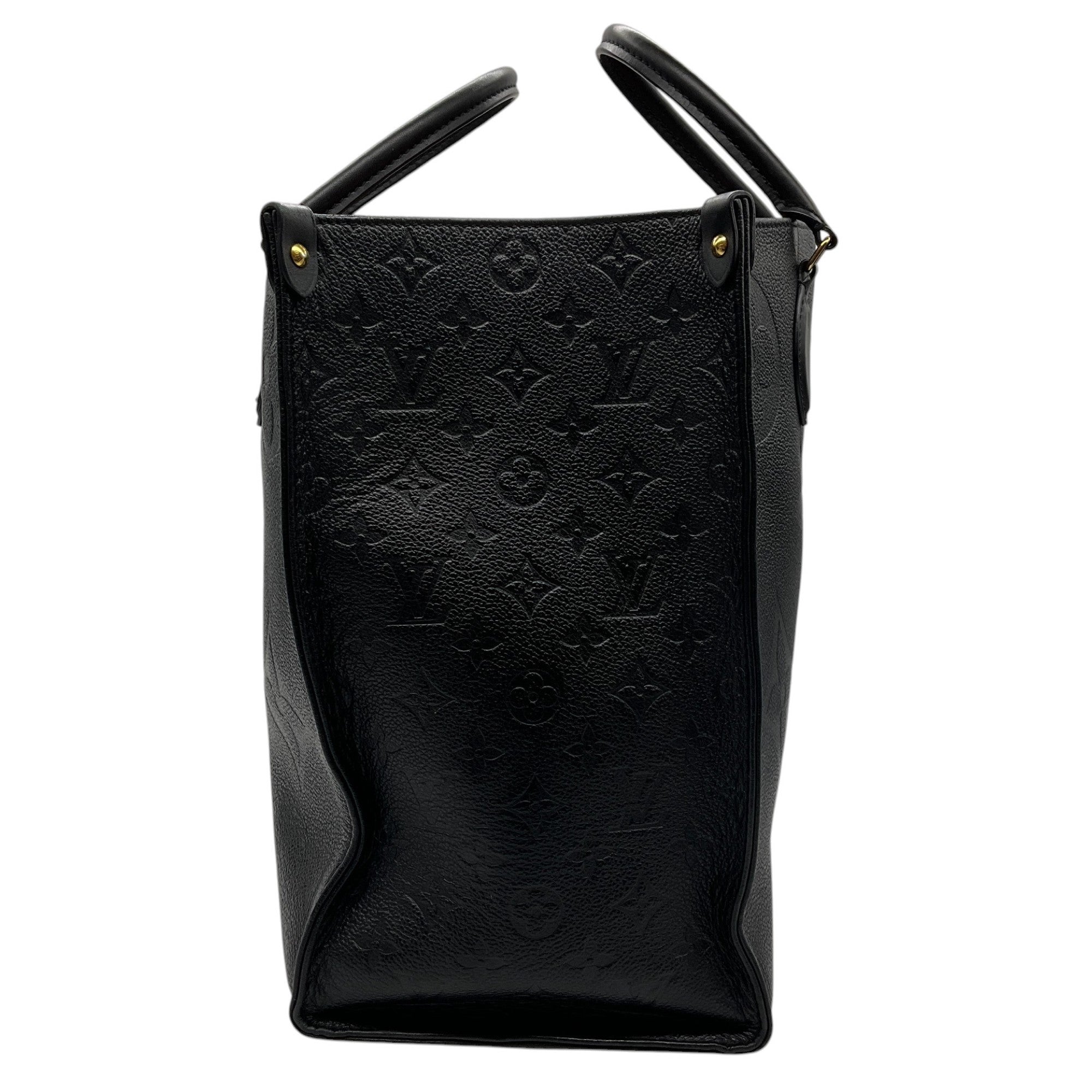 Louis Vuitton Black Monogram Empreinte Leather OnTheGo Handbag