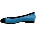 Load image into Gallery viewer, Lanvin Sky Blue Leather Classical Ballet Flats
