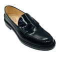 Load image into Gallery viewer, Tod's Black Patent Leather Classic Flats / Loafers
