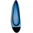 Load image into Gallery viewer, Lanvin Sky Blue Leather Classical Ballet Flats
