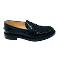 Load image into Gallery viewer, Tod's Black Patent Leather Classic Flats / Loafers
