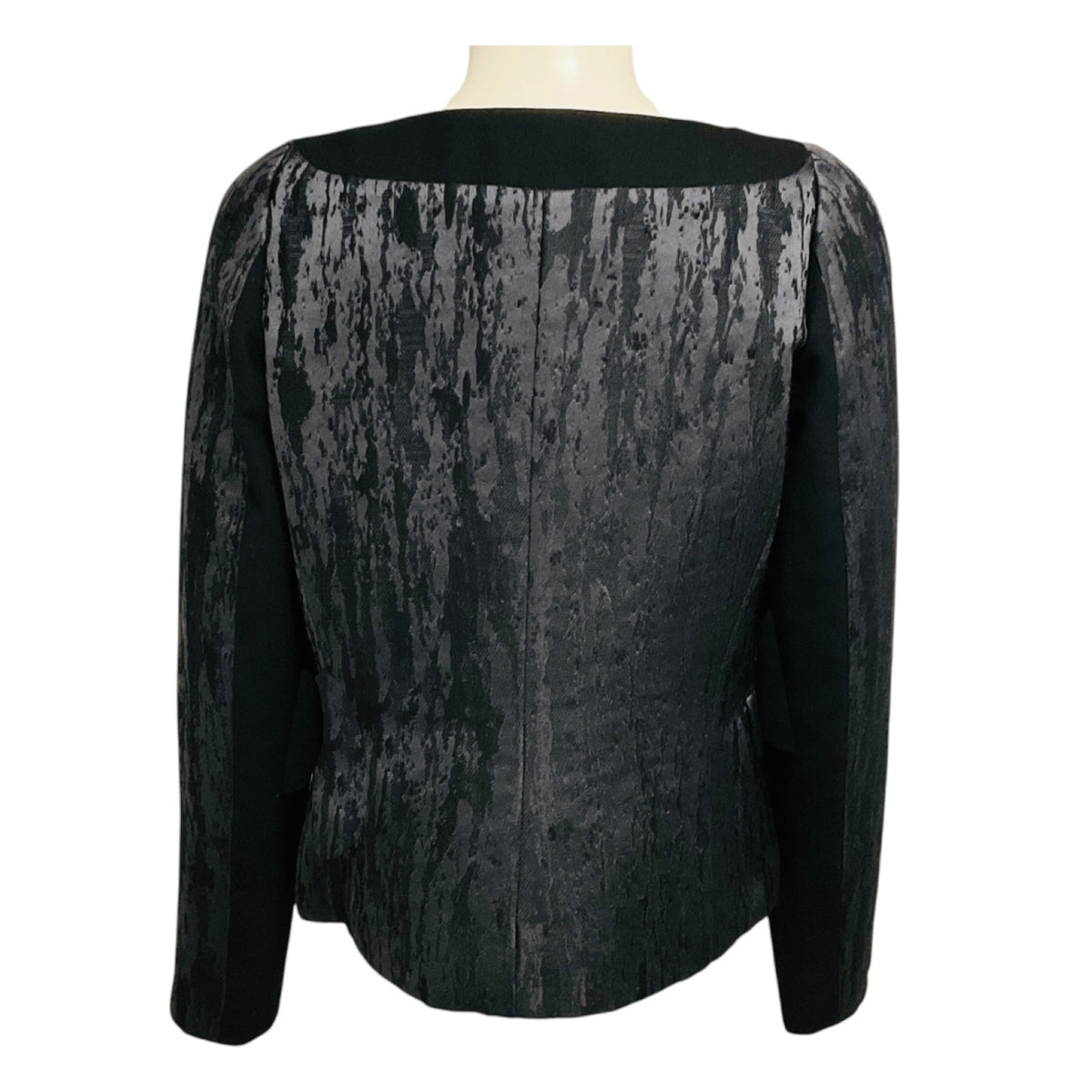 Versace Steel Grey / Black Metallic Jacquard Jacket