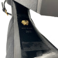 Load image into Gallery viewer, Versace Black Satin Medusa Aevitas Platform Pumps
