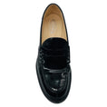 Load image into Gallery viewer, Tod's Black Patent Leather Classic Flats / Loafers
