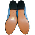 Load image into Gallery viewer, Lanvin Sky Blue Leather Classical Ballet Flats
