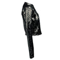 Load image into Gallery viewer, 16ARLINGTON Steel Grey Metallic Sequined Long Sleeved Top
