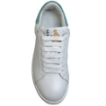 Load image into Gallery viewer, Lanvin White / Blue Leather DDBO Sneakers
