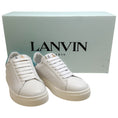 Load image into Gallery viewer, Lanvin White / Blue Leather DDBO Sneakers
